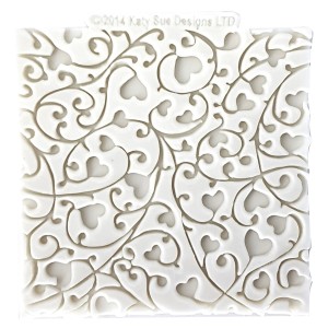 MARCADOR EM SILICONE  TEXTURA CORAÇÕES