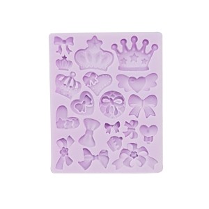 MOLDE DE LAÇOS E COROAS MINI