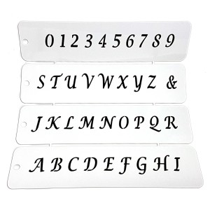 ESTENCIL EM PLASTICO PARA CONFEITARIA