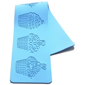 TAPETE EM SILICONE PARA RENDA DE AÇÚCAR - CUPCAKE - GMEZN189