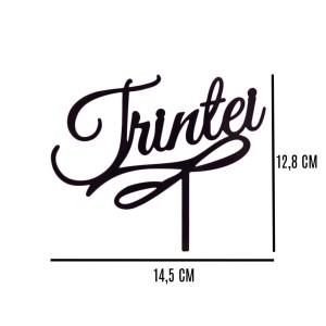 TOPO DE BOLO - TRINTEI