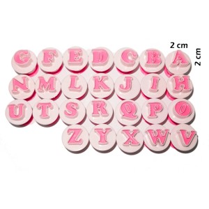 EJETOR DE ALFABETO MAIÚSCULO - 26 PEÇAS