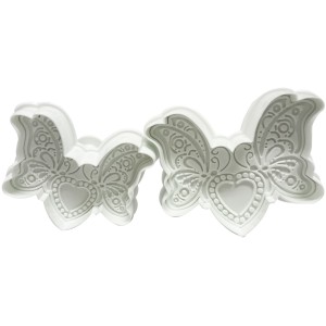 EJETOR DE BORBOLETAS DECORADAS - 2 PEÇAS