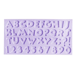 Molde Alfabeto e números diversos