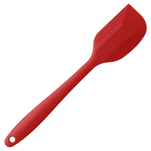 ESPÁTULA CURVA 21CM PEQUENA VERMELHA