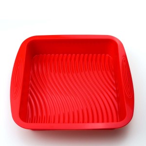 FORMA EM SILICONE PARA BROWNIE - 27X24CM