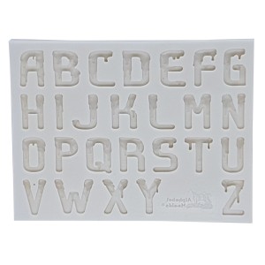 MOLDE ALFABETO DERRETENDO